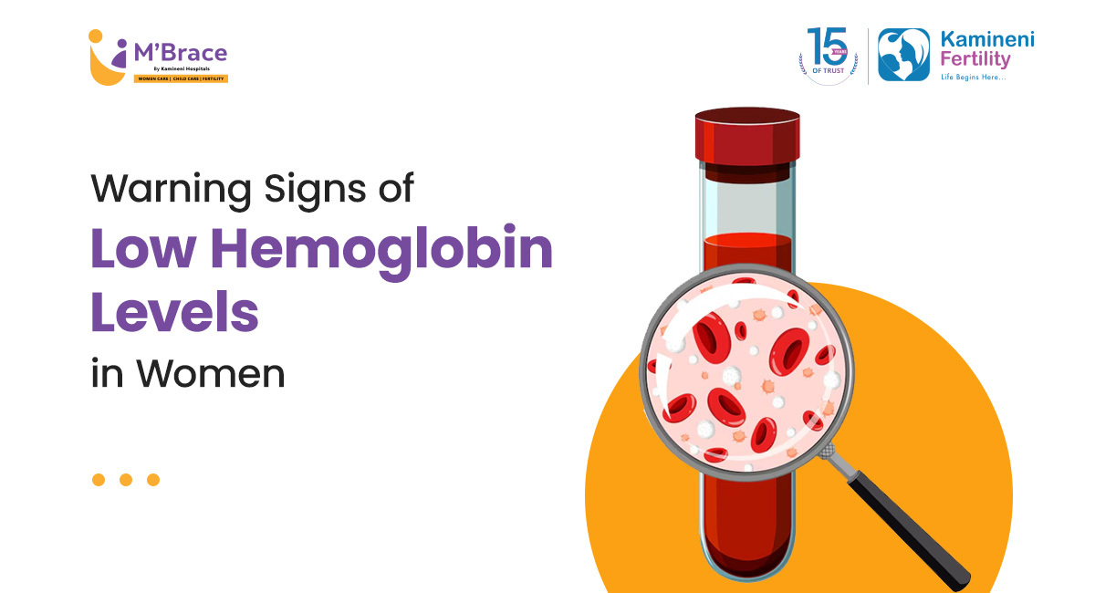 Warning signs of low hemoglobin levels in women